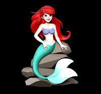 Ariel The Little Mermaid 3D Model Print | 3D