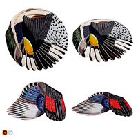 CC-Tapis Feathers and Round carpets