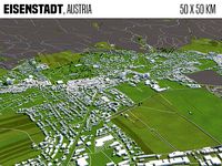 Eisenstadt Austria 50x50km