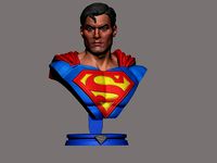 super man busto   | 3D
