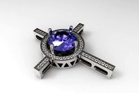 Pendant cross of Health STL 3D print model | 3D