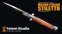 Milano Italian Stiletto Knives Switchblade