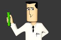 Professor Utonium from Powerpuff Girls | 3D