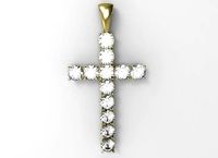 Pendant cross of World STL 3D print model | 3D