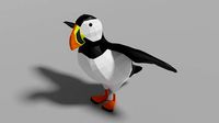 Cartoon Puffin