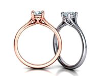 Half Carat Diamond ring 3dmodel 4prong design | 3D