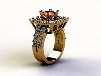 women ring solitaire 2020 cad file design R56