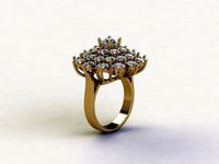 Women ring design popular 3dm cad file R93