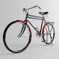 Red bicycle