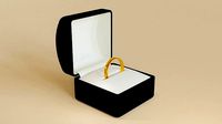 Gold Ring X and Box 07 - Anel de Ouro