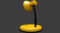 Table lamp low poly game ready for real hustlers