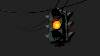 Traffic Light Suspended