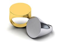 Signet Ring 24mm Round Top printable model | 3D