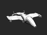Space interplanetary cargo ship | 3D