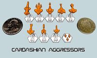 MicroFleet Cardashian Aggressors Starship Pack | 3D