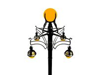 Art Nouveau Lamp Street