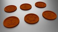 7 Chakra Coasters | 3D