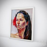 Картина девушки