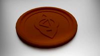 Anja Third Eye Chakra Coaster | 3D