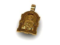 Pendant Nicholas the Wonderworker | 3D