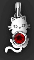 Cat pendant | 3D