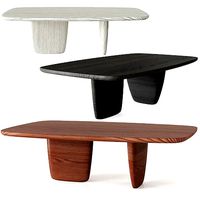 B B Italia Tobi-Ishi Wood Coffee Table Barber Osgerby