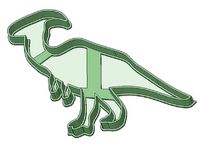Dinosaurio  6 cookie cutter | 3D