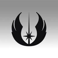 Jedi Order Galactic Empire symbol logo | 3D