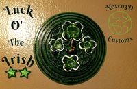 Luck o the Irish St Patricks Day sign | 3D