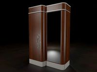 Msk - Wardrobe with mirror fin19