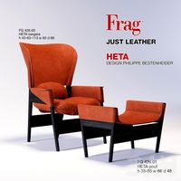 кресло FRAG HETA bergere, pouf