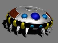 Frieza Spaceship - Dragon Ball | 3D