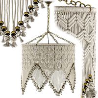 Sonora Macrame Chandelier by Selamat