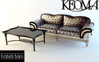 Диван KEOMA, Жур. стол Fratelli Barri
