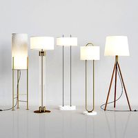 CB2 5 Floor Lamps Set 1
