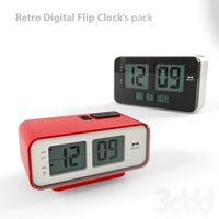 Retro Digital Flip Clocks
