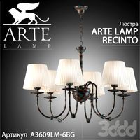 Люстра Arte Lamp Recinto A3609LM-6BG
