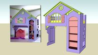 Reese's Doll House Bed