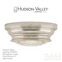 Hudson Valley Lighting 7509-SN Woodstock 1 Light Flush Mounts