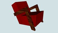De Vorm - Daddy's chair - red