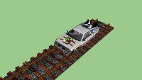 DeLorean BTTF 3 Railroad