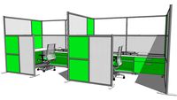Office Workstation Cubicles by iDivideWalls.com