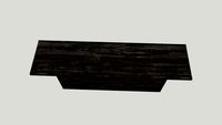 brugsteun 174 cm sma'living - donkere eik