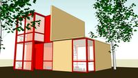 Modern residence (exterior and interior)