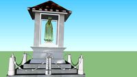 Modelo 3D do Monumento da Imaculada de Trofa