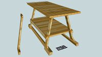 Work Bench Made from 2x4's