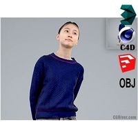 Asian Woman / Casual - CWom0103-HD2-O01P01-S - Ready-Posed 3D Human Model / Female Character (Still)