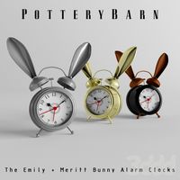 The Emily + Meritt Bunny Alarm Clocks Pottery Barn