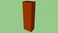 Basic Wooden Cabinet Basit Ahsap Dolap