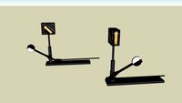 point machine for the left switch